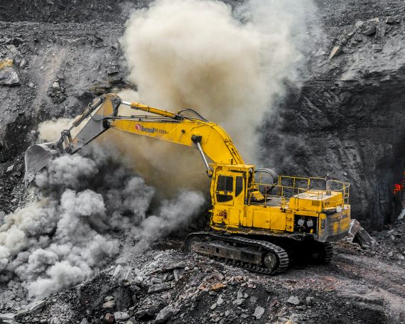 Miniera di carbone open-pit