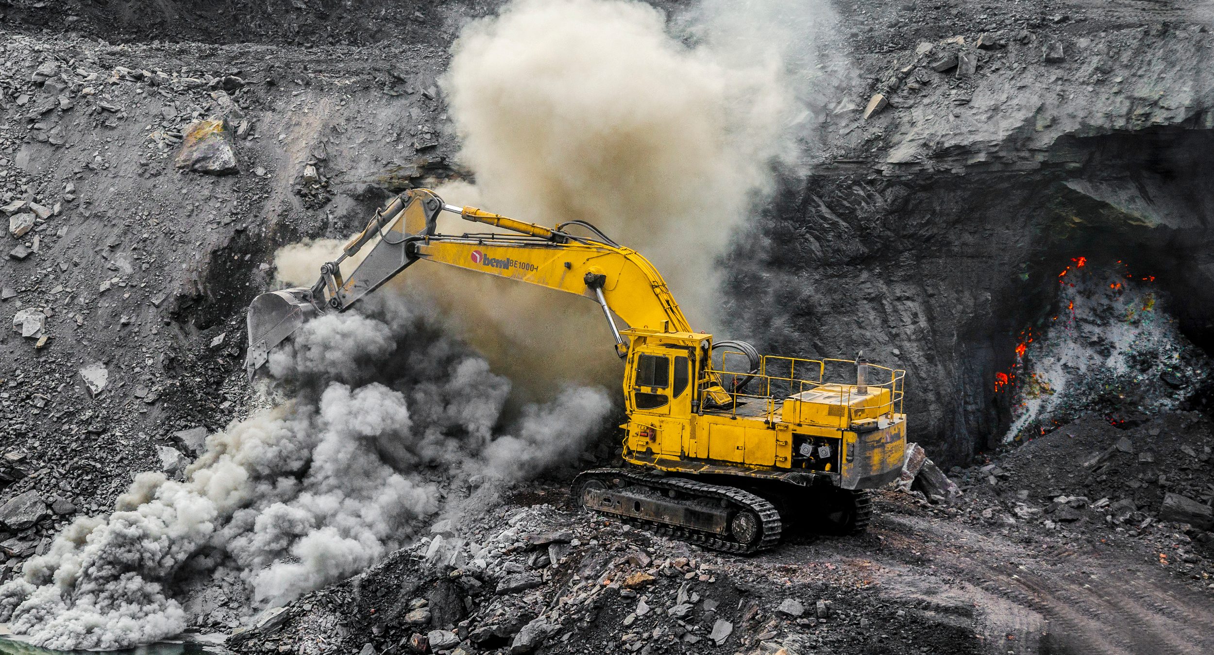 Miniera di carbone open-pit