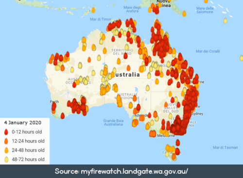 Australai fires 4 January 2019