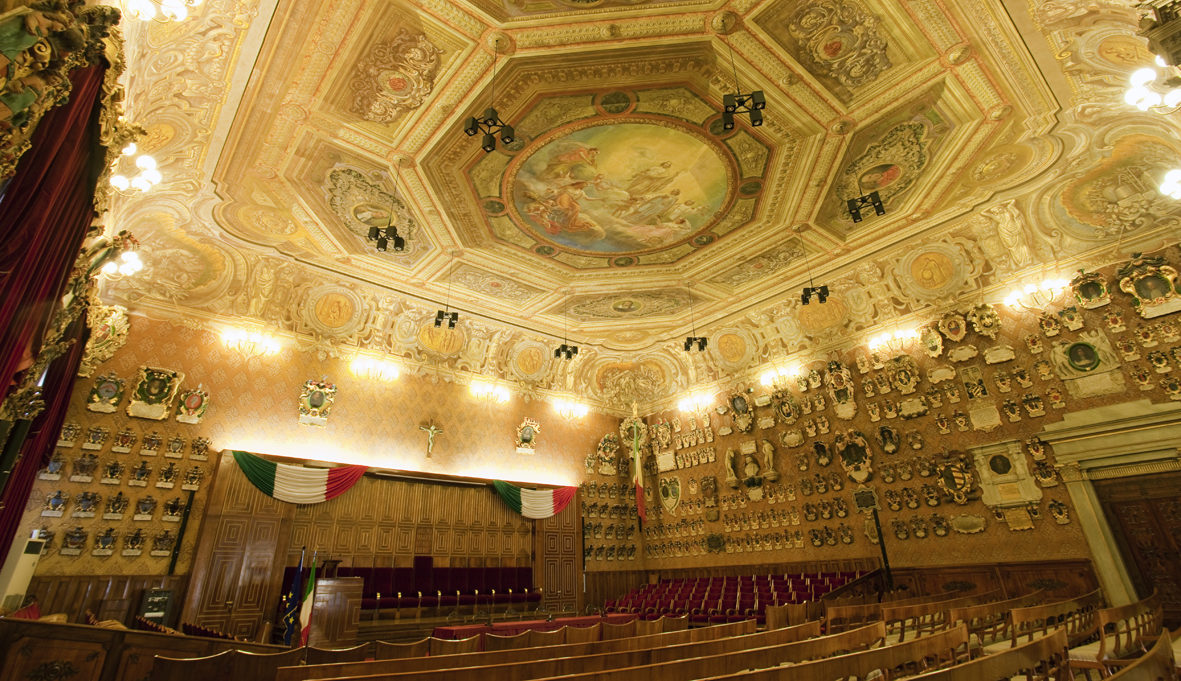 Aula magna Palazzo Bo. Credits: Massimo Pistore